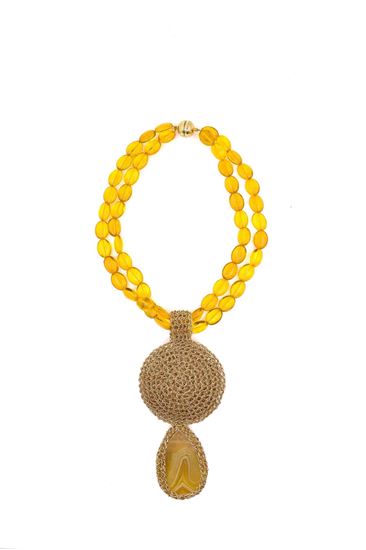 Picture of Necklace with Citrine stones