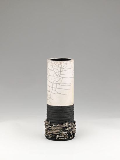 Picture of Vase "Tube with reliefed base"