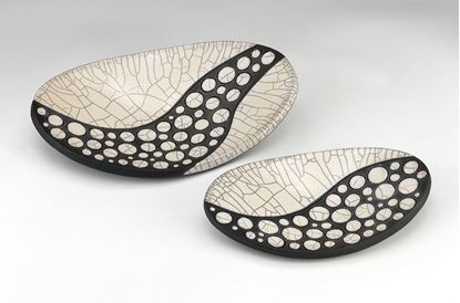Picture of Platter "Oval with circles"