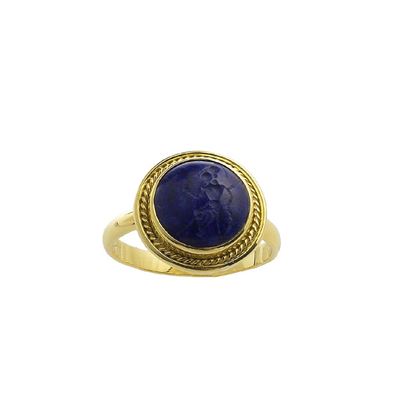 Picture of Solid Gold 18K Ring with sealstone