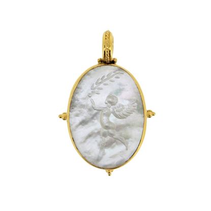 Picture of Solid Gold 22K Pendant with sealstone