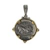 Picture of Sterling Silver 925 & Bronze coin Pendant with Goddess Athena