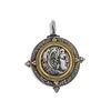 Picture of Sterling Silver 925 & Gold 22K Coin Pendant with Alexander the Great