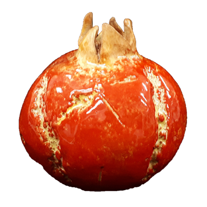 Picture of Κόκκινο Ραγισμένο Ρόδι - Γυαλιστερό