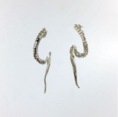 Picture of Tentacle Silver Earrings