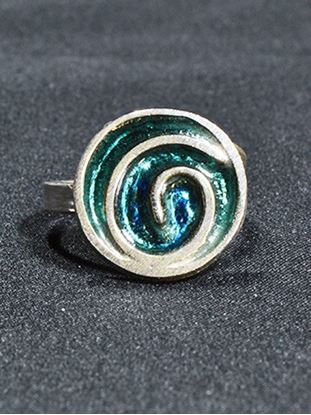Picture of  silver ring spiral 3