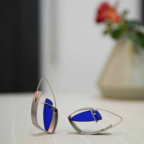 Picture of Stainless Steel & Plexiglass Earrings