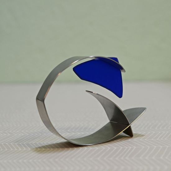 Picture of Stainless Steel & Plexiglass Bracelet