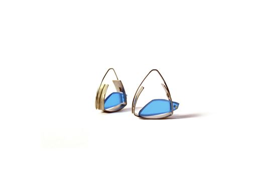 Picture of Earrings - Stainless Steel & Plexiglass 