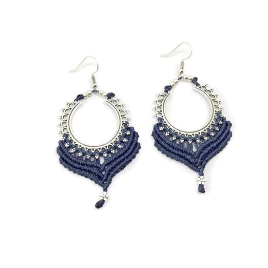 Picture of Σκουλαρίκια μακραμέ