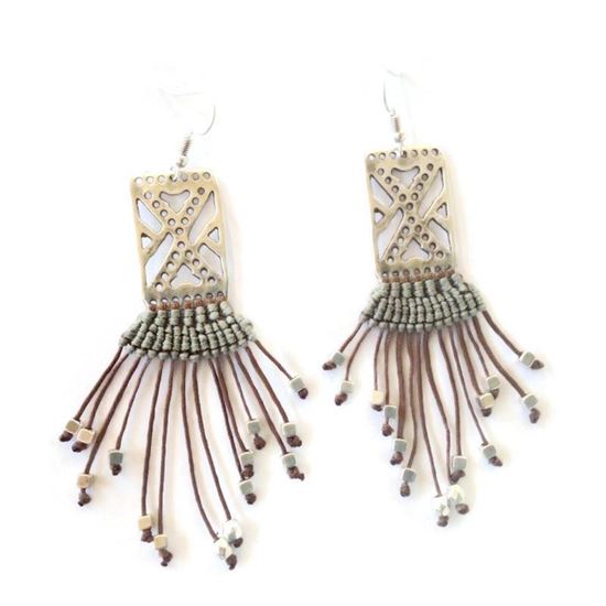 Picture of Σκουλαρίκια μακραμέ