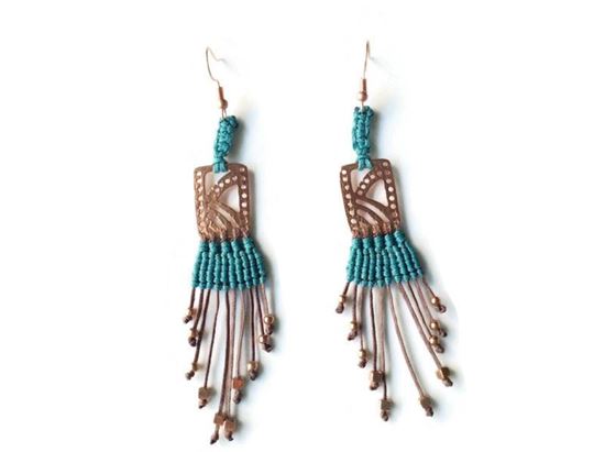 Picture of Σκουλαρίκια μακραμέ