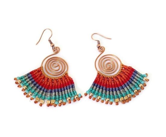 Picture of Σκουλαρίκια μακραμέ