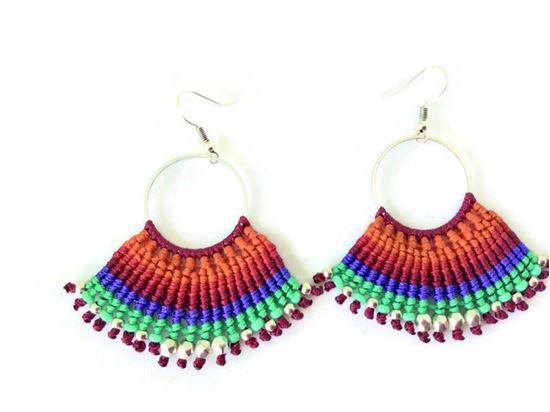 Picture of Σκουλαρίκια μακραμέ