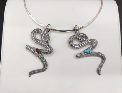 Picture of Silver pendant with snake