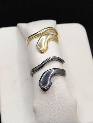 Picture of Silver ring with snake design