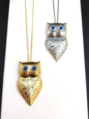 Picture of Silver pendant in owl design