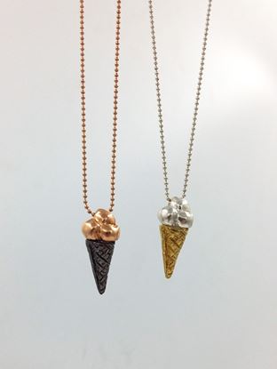 Picture of Ice Cream II Silver Necklace