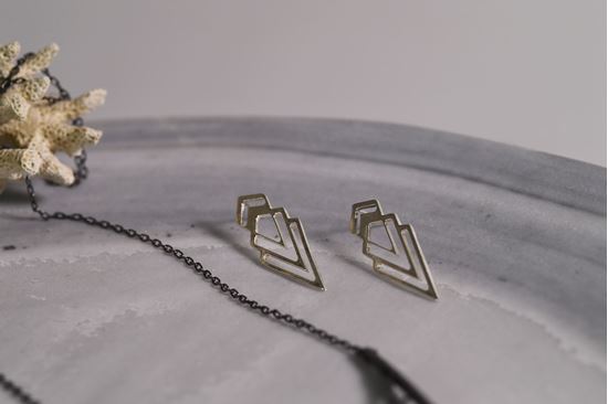 Picture of Γεωμετρικό σκουλαρίκι 